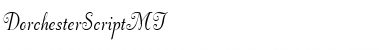Download DorchesterScriptMT Regular Font Title Preview