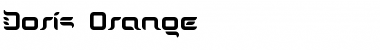 Download Doris Orange Regular Font Title Preview