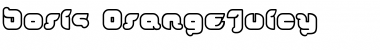 Download Doris OrangeJuicy Regular Font Title Preview