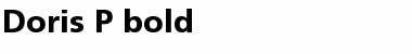Download Doris PP bold Font Title Preview