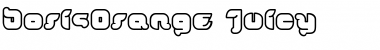 Download DorisOrange Regular Font Title Preview