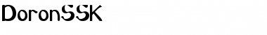 Download DoronSSK Regular Font Title Preview