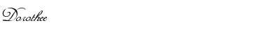 Download Dorothee Regular Font Title Preview