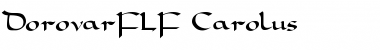 Download DorovarFLF-Carolus Regular Font Title Preview