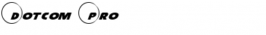 Download Dot.com Pro Pro Font Title Preview