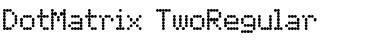 Download DotMatrix Regular Font Title Preview