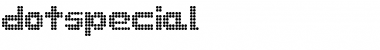 Download dotspecial Regular Font Title Preview