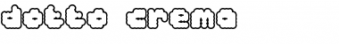 Download dotto crema Font Title Preview