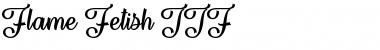 Download Flame Fetish Regular Font Title Preview