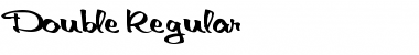 Download Double Regular Font Title Preview