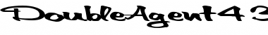 Download DoubleAgent43 Bold Font Title Preview