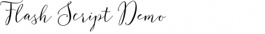 Download Flash Script DEMO Regular Font Title Preview