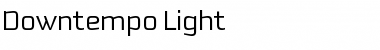 Download Downtempo Regular Font Title Preview
