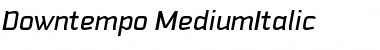 Download Downtempo Regular Font Title Preview