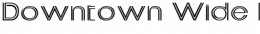 Download Downtown Wide Normal Font Title Preview