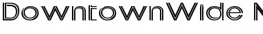 Download DowntownWide Normal Font Title Preview