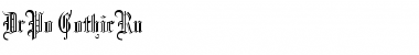 Download Dr.Po GothicRu Regular Font Title Preview