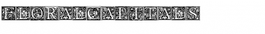 Download Floral Capitals Regular Font Title Preview