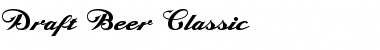 Download Draft Beer Classic Regular Font Title Preview