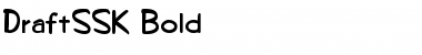 Download DraftSSK Bold Font Title Preview