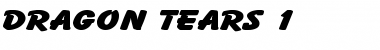 Download Dragon Tears 1 Regular Font Title Preview