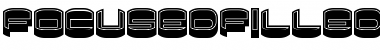 Download Focused Filled Regular Font Title Preview