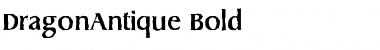 Download DragonAntique Bold Font Title Preview