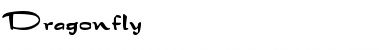 Download Dragonfly Regular Font Title Preview