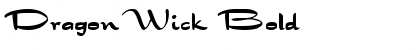 Download DragonWick Bold Font Title Preview