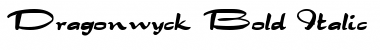 Download Dragonwyck Bold Italic Font Title Preview