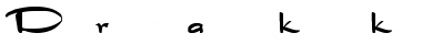 Download Drakkar Regular Font Title Preview