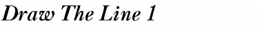 Download Draw The Line 1 Regular Font Title Preview