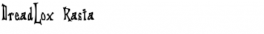 Download DreadLox Rasta Regular Font Title Preview