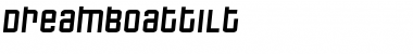Download DreamboatTilt Medium Font Title Preview