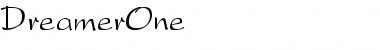 Download DreamerOne Regular Font Title Preview