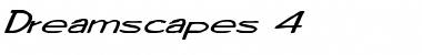 Download Dreamscapes 4 Italic Font Title Preview