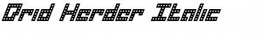 Download Drid Herder Italic Italic Font Title Preview