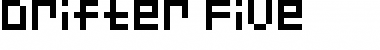 Download Drifter Five Font Title Preview