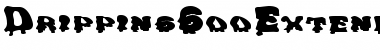 Download DrippingGooExtended Regular Font Title Preview