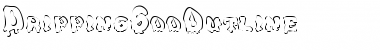 Download DrippingGooOutline Regular Font Title Preview