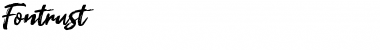 Download Fontrust Regular Font Title Preview