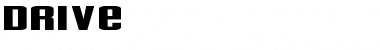 Download Drive Regular Font Title Preview