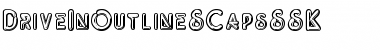 Download DriveInOutlineSCapsSSK Regular Font Title Preview