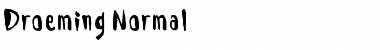 Download Droeming Regular Font Title Preview