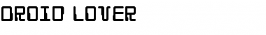 Download Droid Lover Regular Font Title Preview