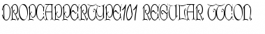 Download DroPcapperType101 ttcon Regular Font Title Preview