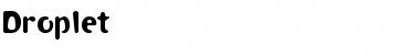 Download Droplet Medium Font Title Preview