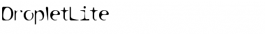 Download DropletLite Medium Font Title Preview