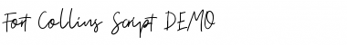 Download Fort Collins Script DEMO Regular Font Title Preview