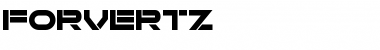 Download Forvertz Regular Font Title Preview